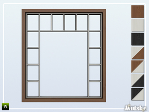 Sims 4 — Bari Window Middle S3x1 by Mutske — This window is part of the Bari Constructionset. Made by Mutske@TSR. 