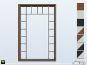Sims 4 — Bari Window Tall 2x1 by Mutske — This window is part of the Bari Constructionset. Made by Mutske@TSR. 