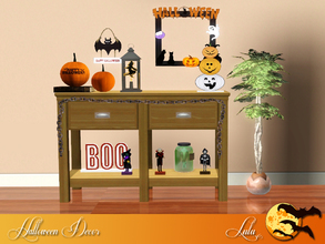 Sims 3 — Halloween Hallway by Lulu265 — A cutesy Halloween set for those of you , that like me are creeped out by spiders
