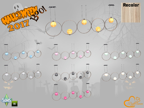 Sims 4 — Halloween 2017 Ceilinglamp Recolor by BuffSumm — Part of the *Halloween 2017* Set ***TSRAA*** Gives you the