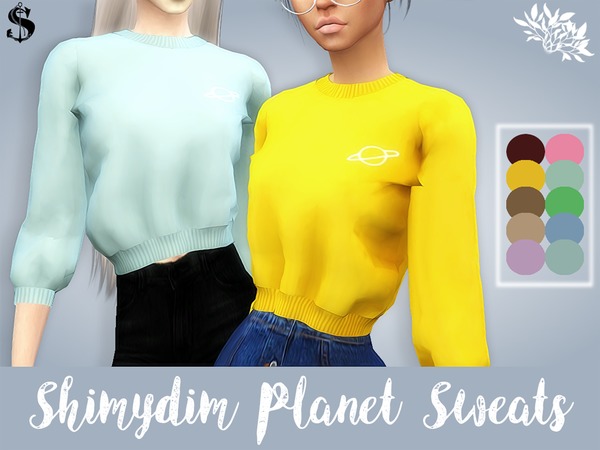 Sims 4 — Shimydim Planet Sweats by Shimydimsims — New fashion and colorful sweat, perfect for every occasion ! 10 colors