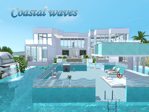 Sims 3 — Coastal waves by Sims_House — Coastal waves This house I created in the style of merging with nature. I really