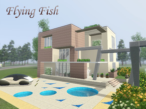 Sims 3 — Flying fish by Sims_House — Flying fish This is a modern house designed for 1-4 Sims. On the first floor there