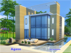 Sims 4 — House Agave  by yvonnee2 — House Agave - Modern and very comfortabel house for couples and little family. First