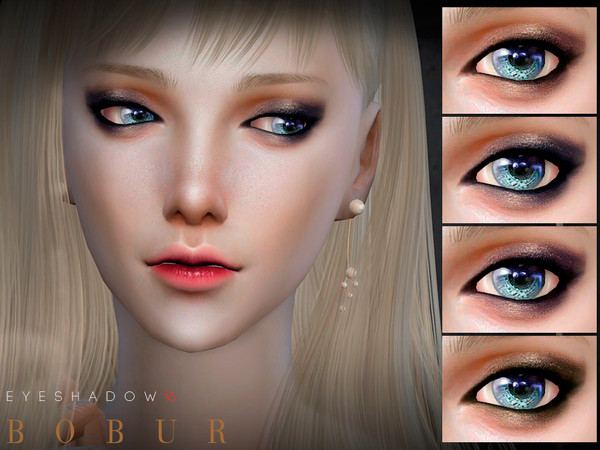 Sims 4 — Bobur Eyeshadow 16 by Bobur2 — Eyeshadow for girls 10 colors HQ enjoy