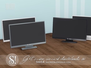 Sims 4 — Coastal living TV by SIMcredible! — by SIMcredibledesigns.com available at TSR 3 colors variations