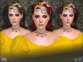 Sims 4 — Ade - Riri by Ade_Darma — New Hair mesh ll 27 colors + 9 Ombres ll no morph ll smooth bones assignment ll