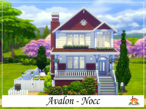 Sims 4 — Avalon - Nocc by sharon337 — The Avalon is a family home built on a 20 x 15 lot. Value $81,388 It has 2