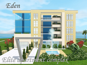 Sims 3 — Eden by Sims_House — Eden Residential elite five-story complex. Your Sims will live on the fifth floor. The