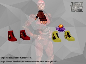 Sims 4 — The Flash JL shoes by xdbogoss95 — You loved The Flash from Justice League too? Perfect! Put on it's iconic