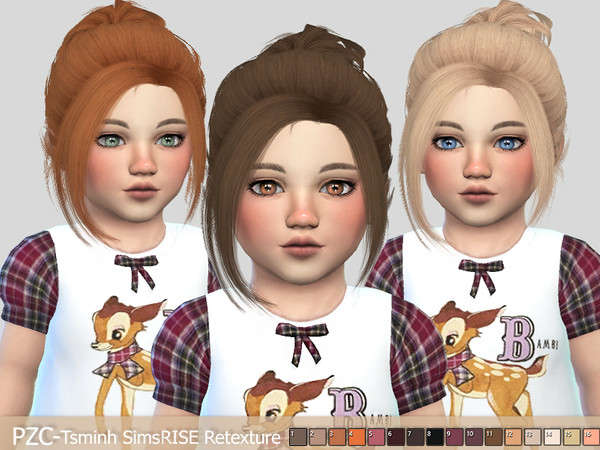 Sims 4 — PZC_TsminhSims Rise Retexture(mesh required) by Pinkzombiecupcakes — -Come in 16 colors -Custom thumbnail