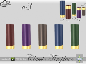 Sims 4 — Classic Fireplace Glas v3 by BuffSumm — Part of the *Classic Fireplace* Set ***TSRAA***