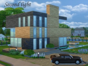 Sims 4 —  Second light by Sims_House — This is a modern three-story house, with a second light. The second light is the