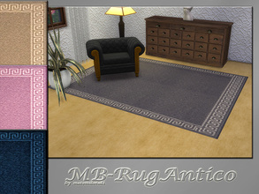 Sims 4 — MB-RugAntiko by matomibotaki — MB-RugAntiko, classic rug for each room to decorate, comes in 4 different colors,