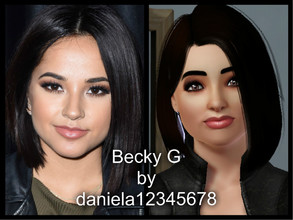 Sims 3 — Becky G  by daniela12345678 — Becky G Created by me daniela12345678.To create this SIM I used only the hair of