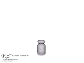 Sims 4 — Diesel Glass Jar Medium    by QoAct — Part of the Diesel Kitchen QoAct Design Workshop | 2017 Kitchen Collection