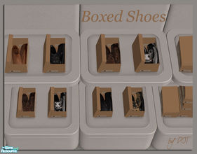 Sims 2 — Boxed Shoes by DOT — Boxed Shoes. Sims2 by DOT of The Sims Resource.