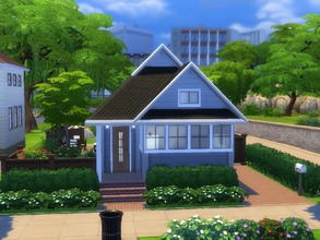 Sims 4 — Riley 2.0 by dorienski — Riley is the perfect starter home for an enthousiastic single sim or a lovely couple.