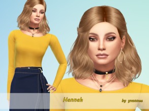 Sims 4 — Hannah by yvonnee2 — Hannah - lovely girl from Newcrest. She loves music and art . She needs new friends. Sim