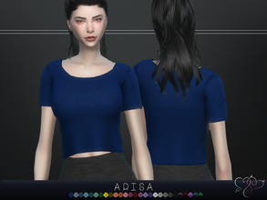 Sims 4 — Arisa Top by Nisuki — Simple top for your sims.