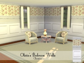 Sims 4 — Olivia's Bedroom Wall Coverings DV001 by cm_11778 — Beautiful new wall coverings for your sims bedrooms and