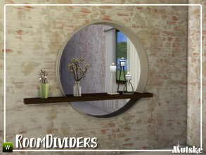 Sims 4 — Roomdividers by Mutske — Houses, and other residences, use a room divider to divide the space more effectively