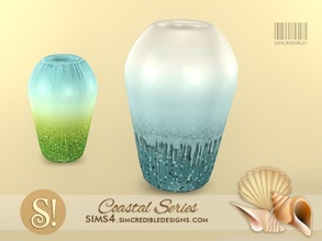 Sims 4 — Coastal Extras - empty large vase by SIMcredible! — by SIMcredibledesigns.com available at TSR 2 colors