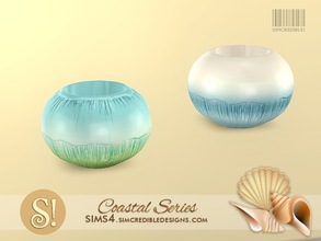 Sims 4 — Coastal Extras - empty small vase by SIMcredible! — by SIMcredibledesigns.com available at TSR 2 colors