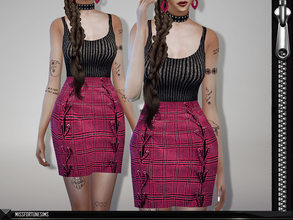 Sims 4 — MFS Charlotte Dress by MissFortune — Standalone - 4 Colors - Custom thumbnail