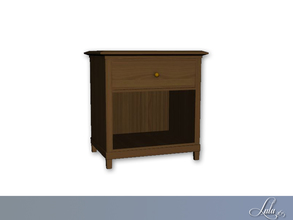 Sims 3 — Chester Bedroom Night Stand by Lulu265 — Part of the Chester Bedroom Set CAStable