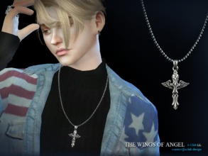 Sims 4 — S-Club LL ts4 necklace  M06 by S-Club — The wings of angel Necklace , hope you enjoy with them leave your
