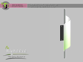 Sims 3 — Xero Wall Fixture by NynaeveDesign — Xero Bathroom - Wall Fixture Located in Lighting - Wall Lights Price: 33