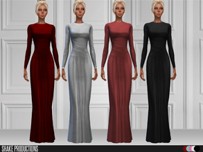 Sims 4 — ShakeProductions 83-2 by ShakeProductions — Basic silk gown 10 Colors