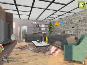 Sims 4 — Vega Living Room by ArtVitalex — - Vega Living Room - ArtVitalex@TSR, Dec 2017 - All objects three has a