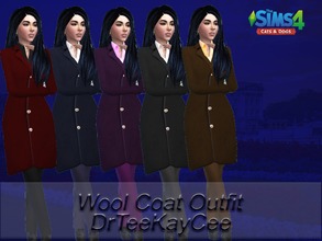 Sims 4 — Wool Coat Outfit - Cats and Dogs needed by drteekaycee — This wintry ensemble was inspired by Meghan Markle. It