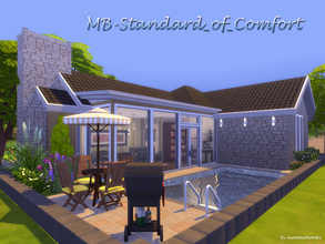 Sims 4 — MB-Standard_of_Comfort by matomibotaki — Bungalow- typ house, easy to play with, only one floor. Details: