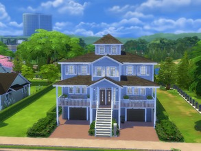 Sims 4 — Gulls Nest Cottage by dorienski — Gull's Nest Cottage is a cosy and spacious 6 bedroom house. On the ground