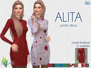 Sims 4 — ALITA dress - SF Sims - Mesh needed by SFSims — Hope you enjoy and feel free to leave some feedback! -
