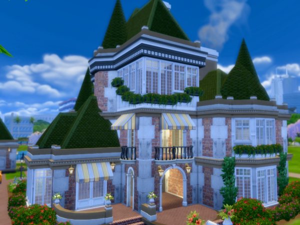 Sims 4 — Qube Design's Haddon Hall by qubedesign — Haddon Hall is a wonderfully built family home that is desperate for