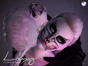 Sims 4 — Skull Butterfly by LuxySims3 — Hey! Luxy updating! New makeup for all ages and genders :D 6 Swatches Thank you