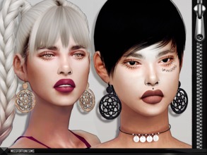 Sims 4 — MFS Breanna Earrings by MissFortune — New Mesh - Standalone - 3 Colors - Custom thumbnail