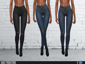Sims 4 — ShakeProductions 89-2 by ShakeProductions — Skinny Jeans 4 Colors