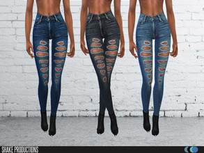 Sims 4 — ShakeProductions 89-4 by ShakeProductions — Skinny Jeans 4 Colors