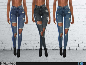Sims 4 — ShakeProductions 89-5 by ShakeProductions — Skinny Jeans 4 Colors