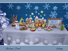 Sims 4 — Christmas Touch by soloriya — Christmas decorative set. Has 3 color palettes and 3-4 color variations for each