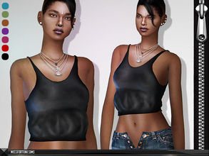 Sims 4 — MFS Joey Top by MissFortune — New Mesh - Standalone - Custom thumbnail - 7 Colors