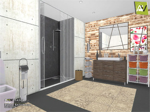 Sims 4 — Estilo Bathroom by ArtVitalex — - Estilo Bathroom - ArtVitalex@TSR, Dec 2017 - All objects three has a different