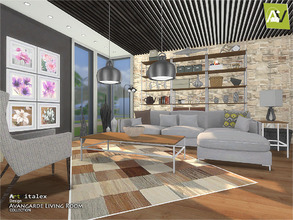 Sims 4 — Avangarde Living Room by ArtVitalex — - Avangarde Living Room - ArtVitalex@TSR, Dec 2017 - All objects three has