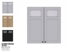 Sims 4 — Xenon Cabinet by wondymoon — - Xenon Kitchen - Cabinet - Wondymoon|TSR - Creations'2017