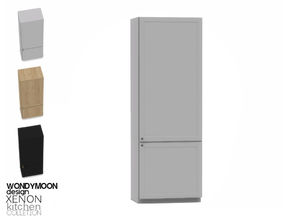 Sims 4 — Xenon Cabinet Tall by wondymoon — - Xenon Kitchen - Cabinet Tall - Wondymoon|TSR - Creations'2017